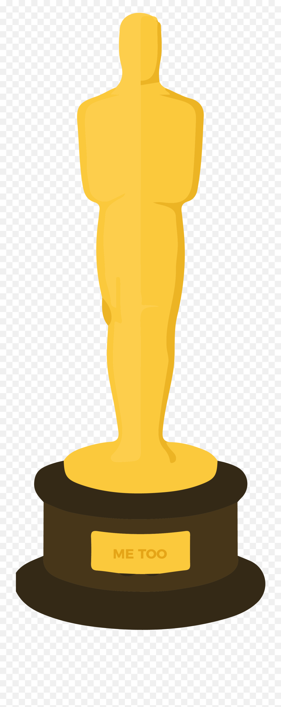 Oscar Award Clipart Png - Oscar Trophy Clip Art Emoji,Oscar Emoji