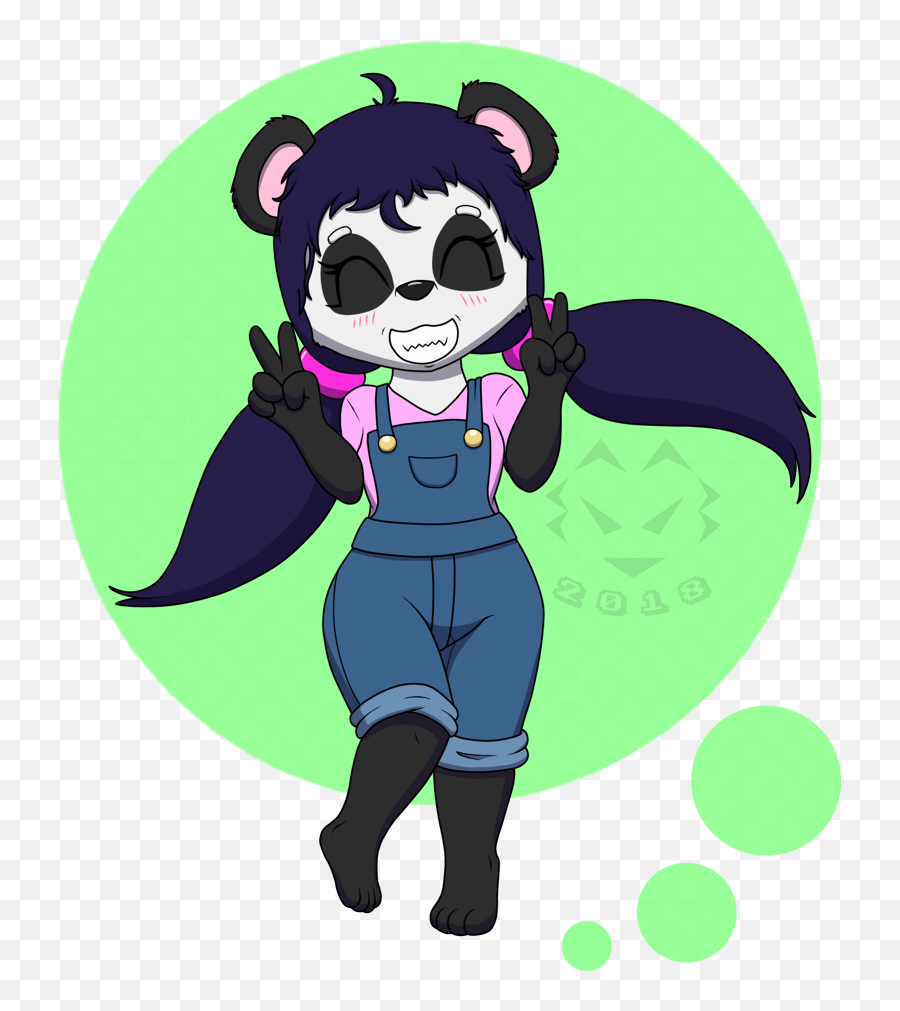 Chibi Dizzy With Pigtails - Cartoon Transparent Cartoon Pigtail Emoji,Dizzy Star Emoji