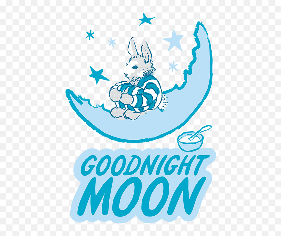 Goodnight Moon Bunny Clipart - Good Night Stickers For Whatsapp Emoji,Goodnight Emoji Text