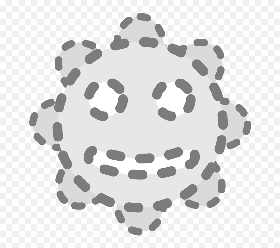 Paw Blackandwhite Polka Dot Png Clipart - Clip Art Emoji,Paw Emoticon