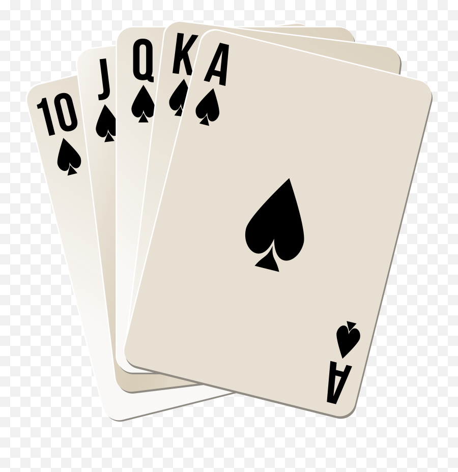 Royal Flush Poker Png Transparent Png - Royal Flush Png Emoji,Flush Emoji
