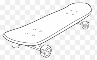 Skate Skateboard Skateboardstickers - Clipart Black Background Emoji