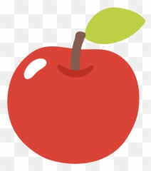 Red apple emoji clipart Free download transparent PNG - Green Park