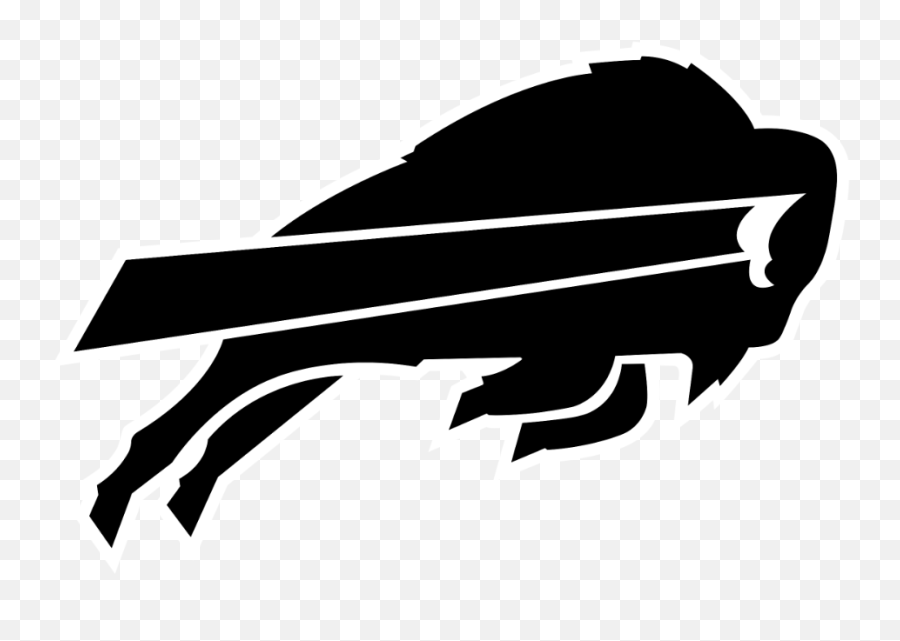 Buffalo Bill Clipart Png - Buffalo Bills Logo Black And White Emoji,Buffalo Bills Emoji