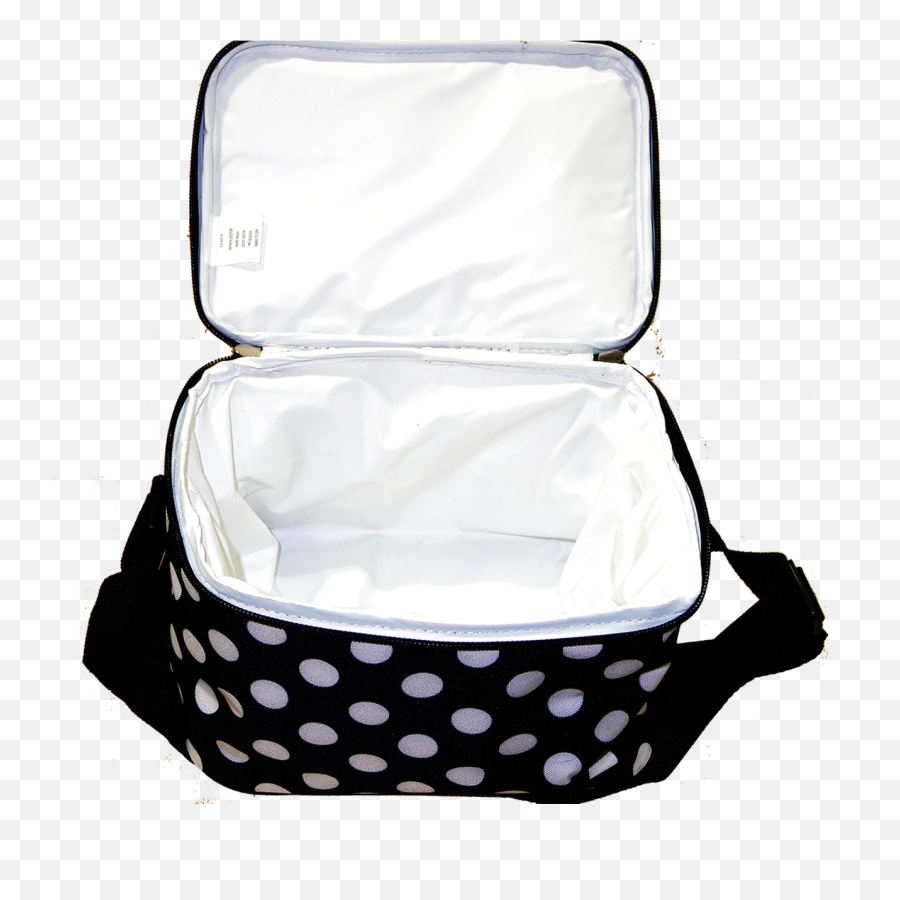 Black Polka Dot Lunch Bag Sml - Household Storage Bag Emoji,Emoji Lunch Bag