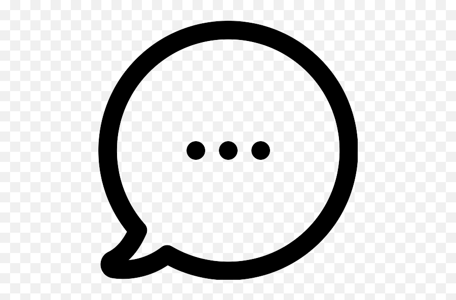 Speech Bubble Png Icon - Dot Emoji,Speech Bubble Emoticon