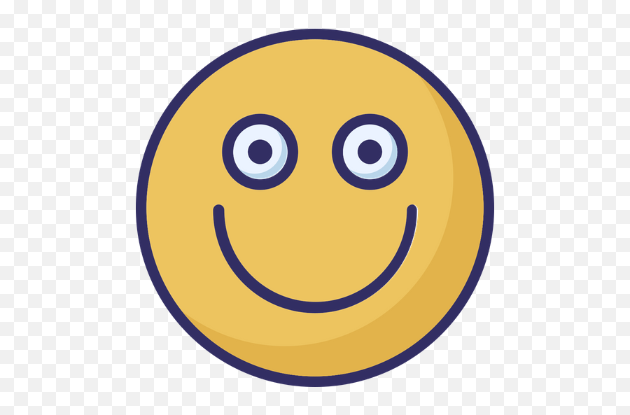Dull Emoji Icon Of Colored Outline - Smiley,Boring Emoticon