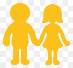 Man And Woman Holding Hands Emoji For - Couple