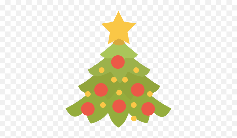 Evergreen Tree Icon At Getdrawings - Christmas Tree Icon Png Emoji,Facebook Christmas Tree Emoticon