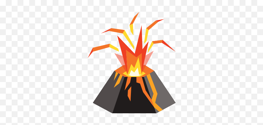 Illustration For Hellopop - Illustration Emoji,Volcano Emoji