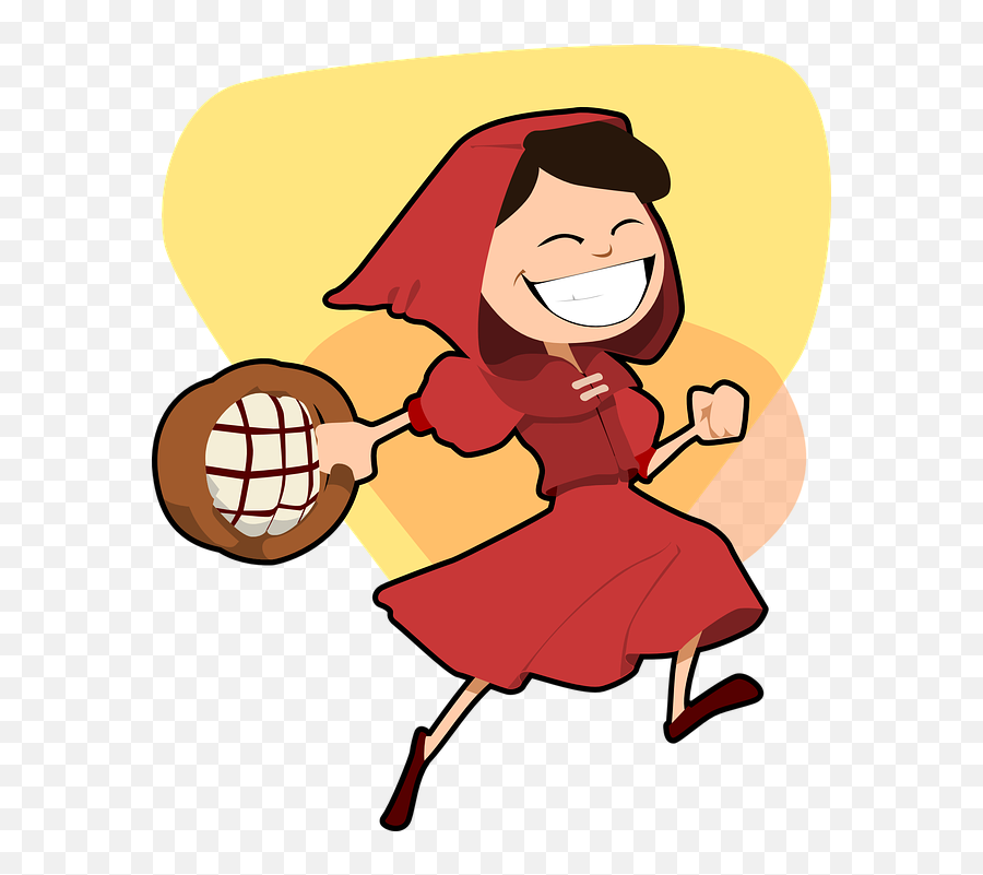 Little Red Riding Hood Girl - Clipart Little Red Riding Hood Emoji,How To Pull Up Emojis On Windows 10