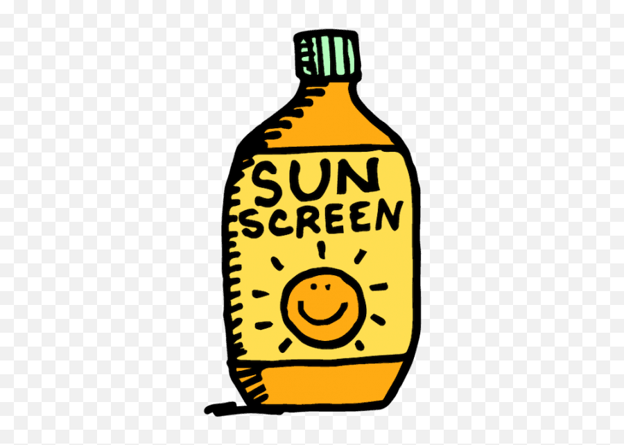 Skin Of Sun Protection - Clipart Sunscreen Emoji,Dont Care Emoticon