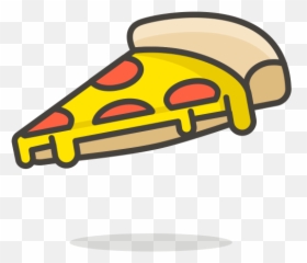 Pizza Emoji Icon Of Colored Outline Style - Imagenes De Flat Png