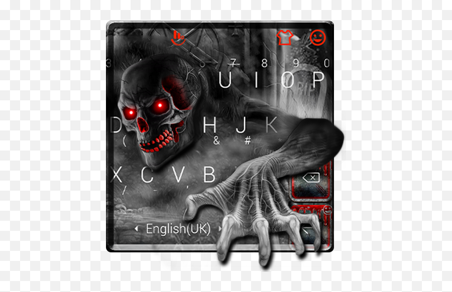 Download Skull Monster Keyboard Theme For Android Myket - Skull Emoji,Dead Rose Emoji