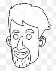 Mustache Outline Free download on ClipArtMag - Man With Beard Emoji