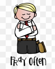 Clipart lunch prayer Transparent FREE - Lds Pray Emoji