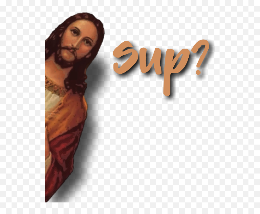 Sup Jesuspeek - Jesus What The Fuck Is Going Emoji,Sup Emoji
