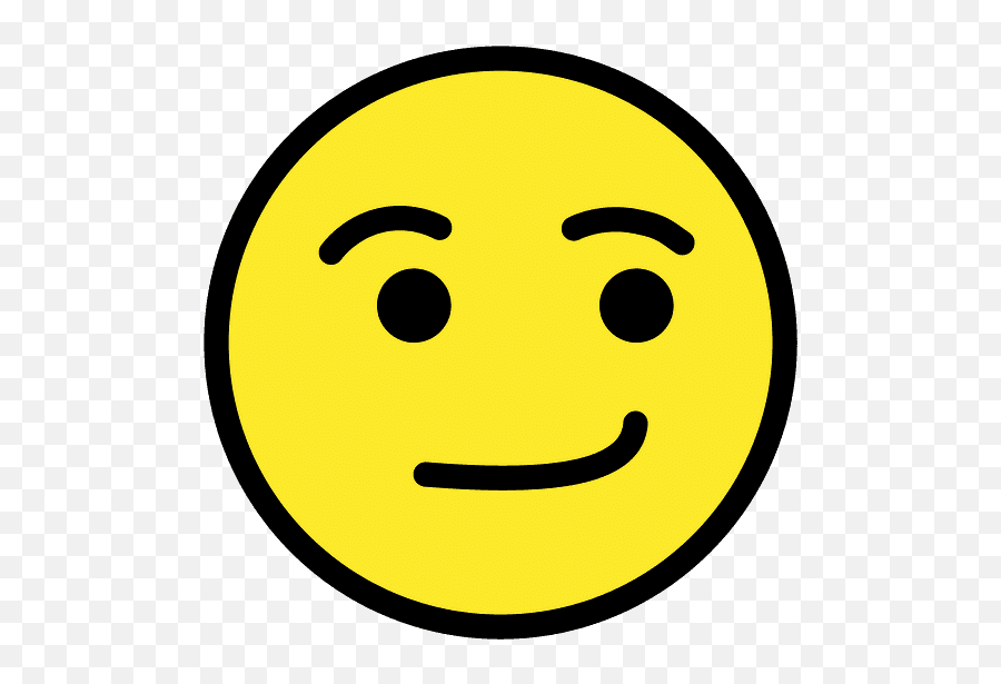 Smirking Face Emoji Clipart - Emoji,What Is The Smirk Emoji