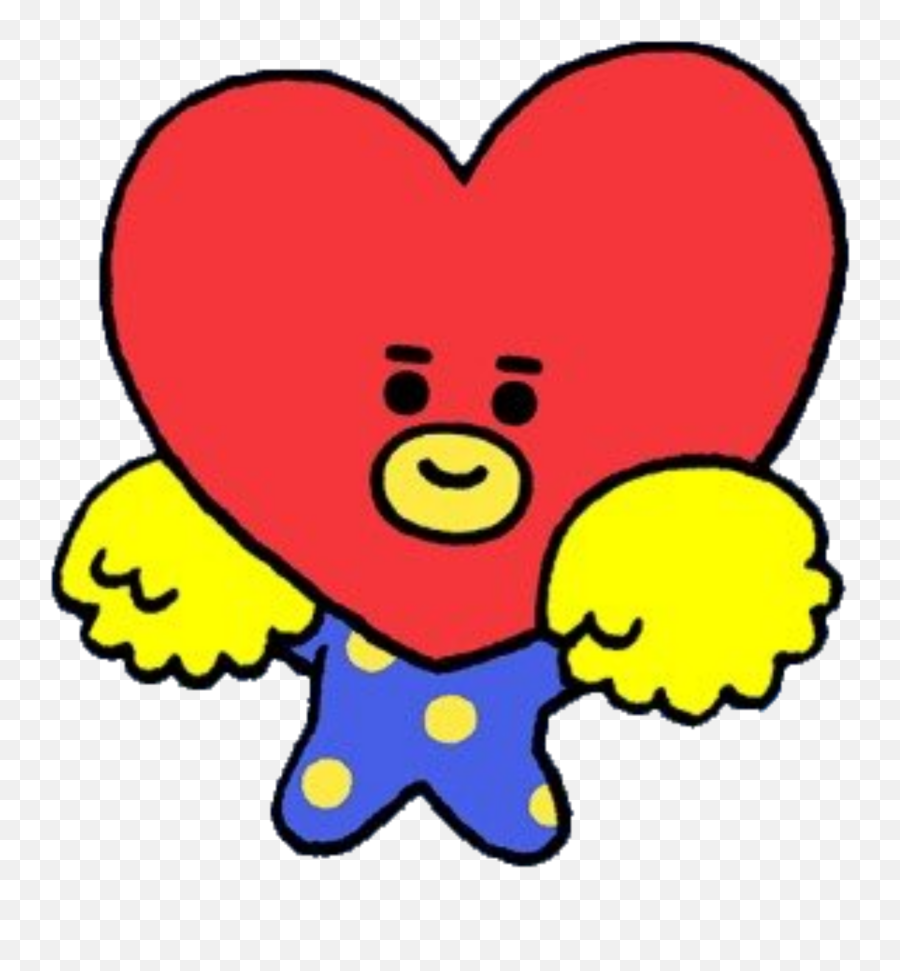 Freetoedit - Tata Bt21 Sticker Emoji,Cheerleader Emoji - free ...