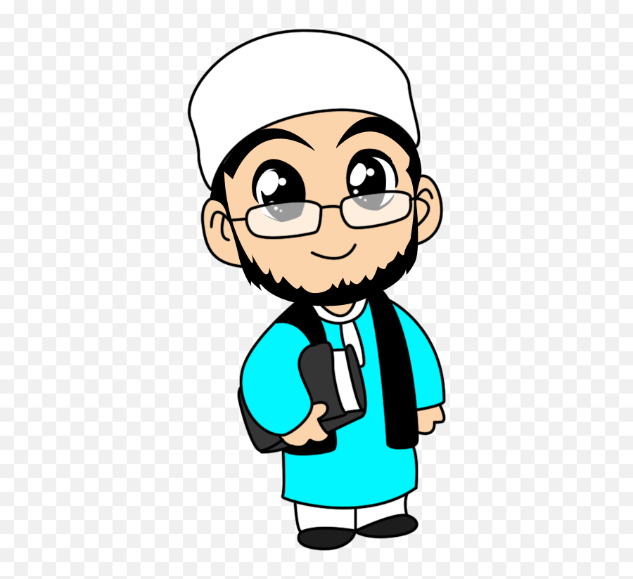 Muslim Teacher Islam Cartoon Hijab - Teacher Png Download Gambar Ayah Kartun Muslim Emoji,Hijab Emoji