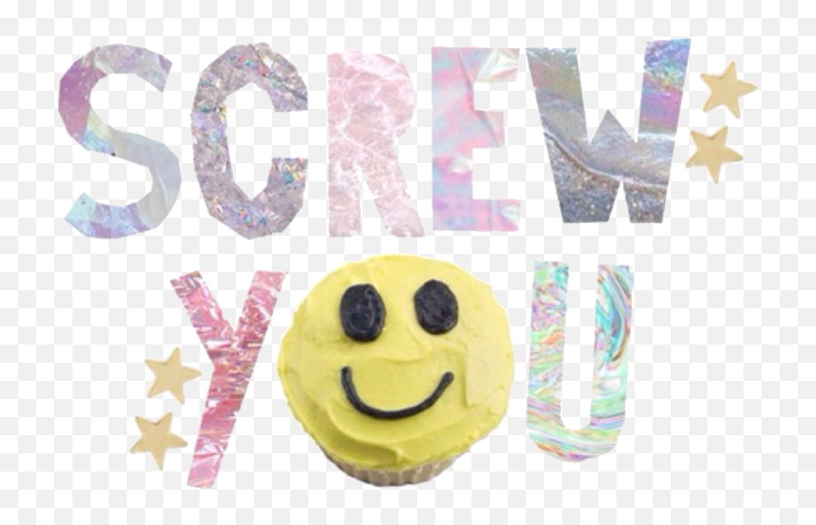 Edit - Smiley Face Cupcakes Emoji,Screw Emoji