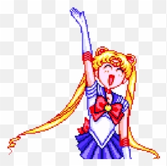 Top Pixel Sailor Moon Stickers for Android u0026 iOS Gfycat - Transparent Gif Emoji