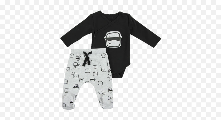 Baby Boyu0027s Bodysuit U0026 Trouser Set - Cool Dude 912m And 1824m Long Sleeve Emoji,Baby Boy Emoji