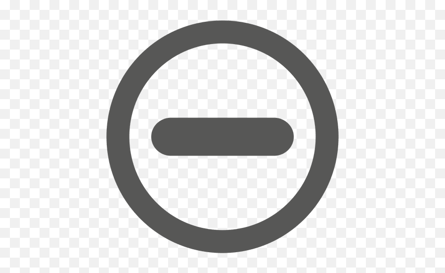 Minus Inside Ring - Transparent Png U0026 Svg Vector File Dot Emoji,Minus Emoji