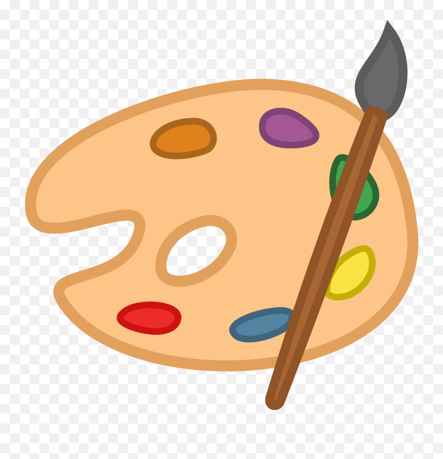 Paint Palette Clipart Png - Paint Palette Clipart Emoji,Palette Emoji