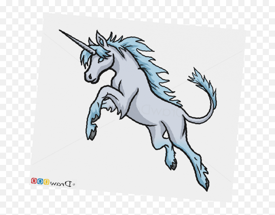 How To Draw A Unicorn Step - Easy How To Draw A Cool Unicorn Emoji,Unicorn Emoticon