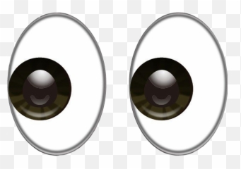 Big Eyes Emoji - Eyes Emoji Transparent Background,Eyes Emoji