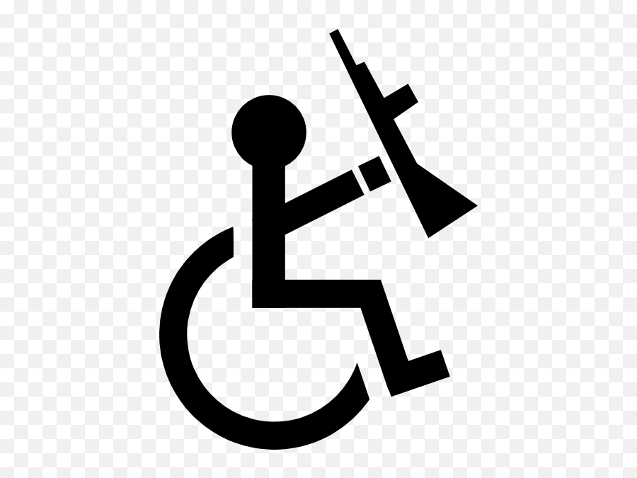 Wheelchair Clip Art At Vector Clip Art - Accion Mutante Emoji,Anarchist Emoji