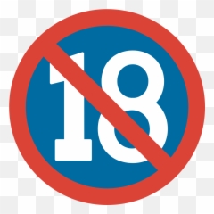 Emoji U1f51e - Ville De Saint Etienne,Prohibited Emoji