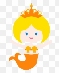 Princesas E Fadas 2 - Clip Art Emoji,Mermaid Emoticon