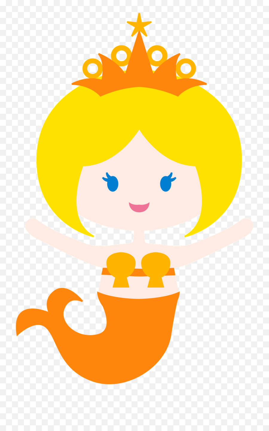 Princesas E Fadas 2 - Clip Art Emoji,Mermaid Emoticon