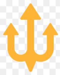 Trident Emblem Emoji - Meaning,Trident Emoji
