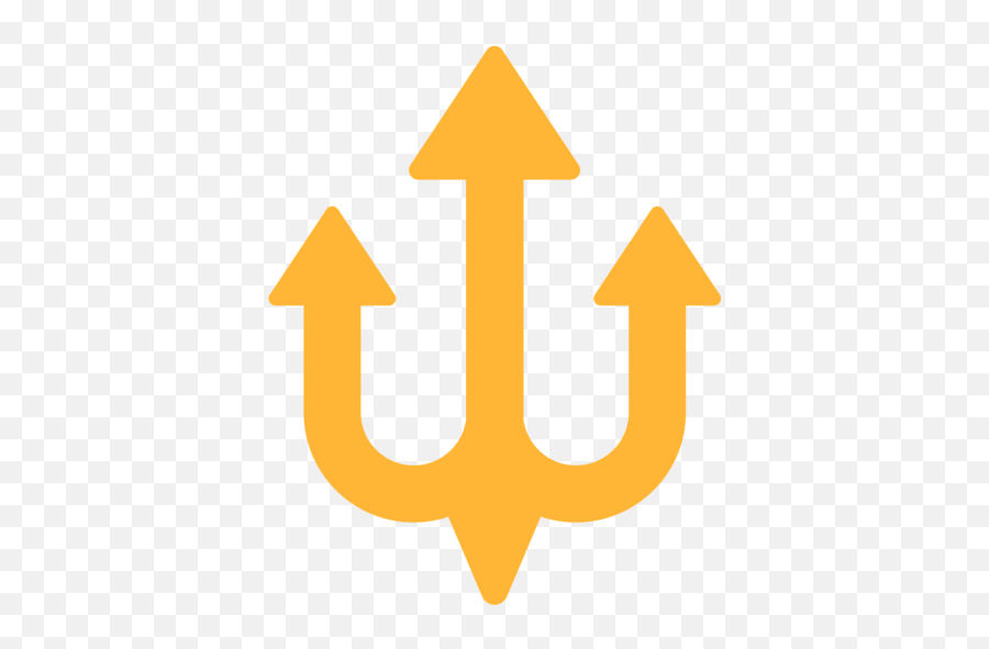 Trident Emblem Emoji - Meaning,Trident Emoji