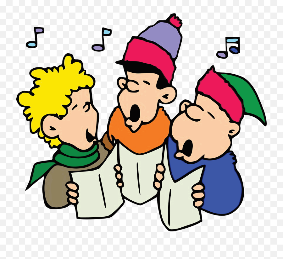 Christmas Christmas Song Singers Boys - Carol Singers Clipart Emoji,Merry Xmas Emoji