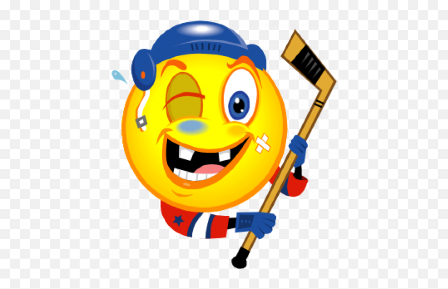 Pin - Smiley Hockey Emoji,Sports Emojis