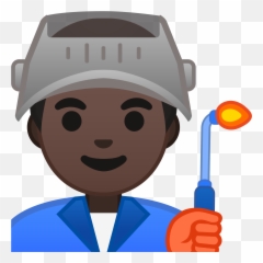 Factory Worker Emoji - Clipart