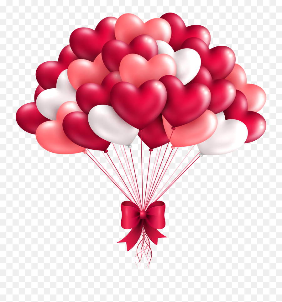 Heart Balloon Transparent Png Clipart - Happy Birthday Heart Balloons Png Emoji,Baloon Emoji