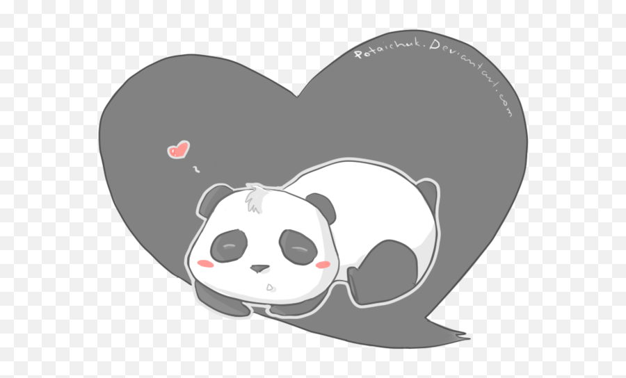 Baby Panda Bears - Heart Emoji,Possum Emoji