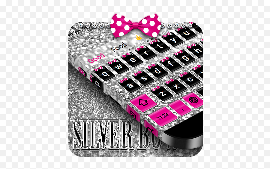 Silver Bow Keyboard - Apps On Google Play Silver Bow Keyboard Emoji,Silver Emoji