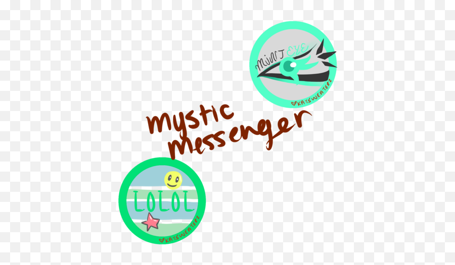 Mystic Messenger Buttons Perfectly Pastel Online Store - Graphic Design Emoji,Jet Ski Emoji