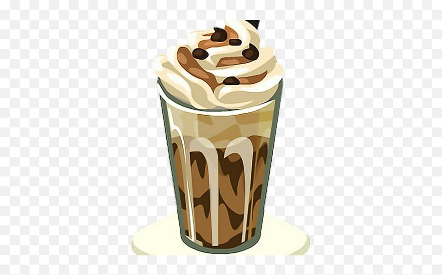 Milkshake Clipart Ice Cream Floats - Frappe Clipart Emoji,Frappe Emoji