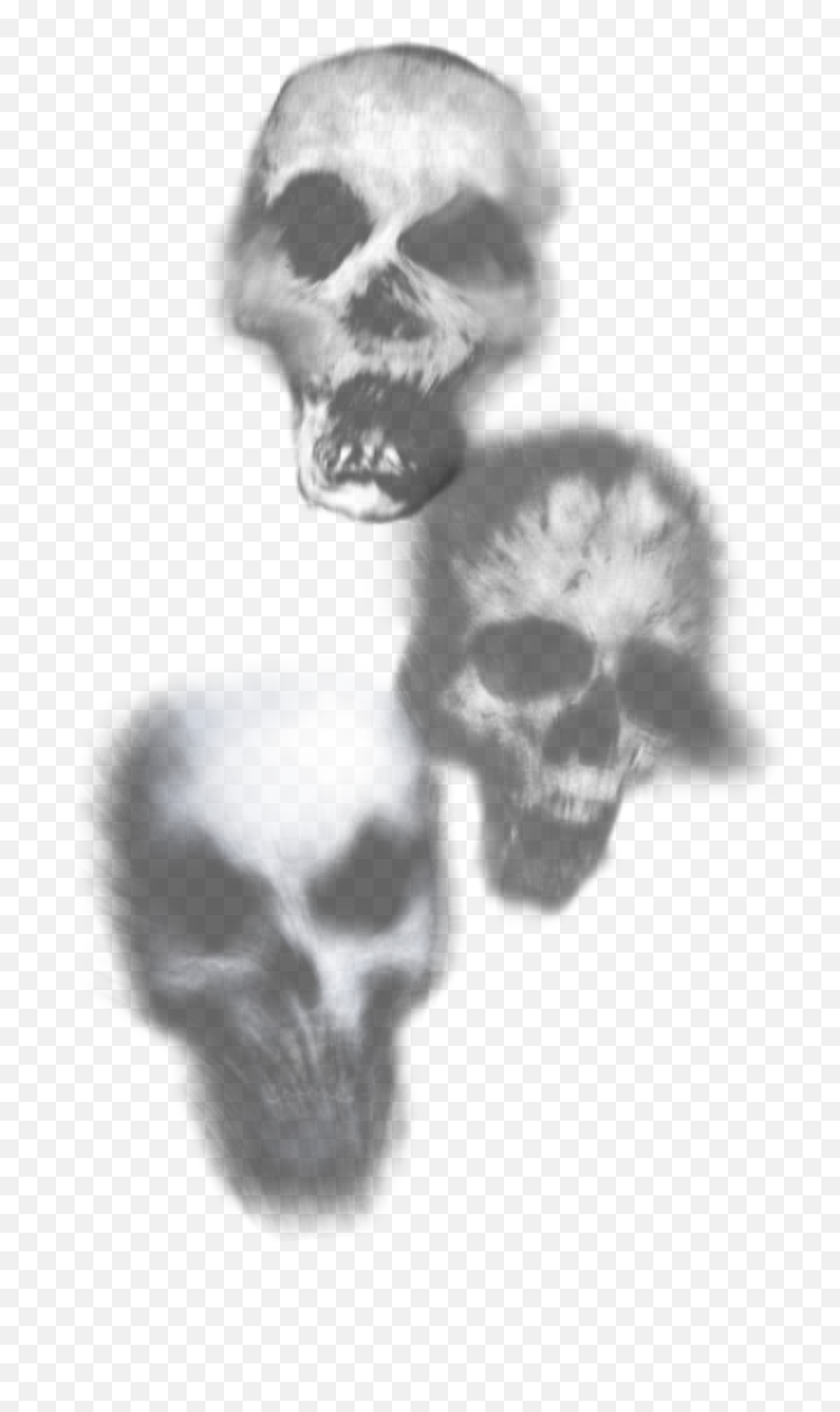 Spooky Scary Skeletons Sticker By Lauren - Creepy Emoji,Skeleton Emoji