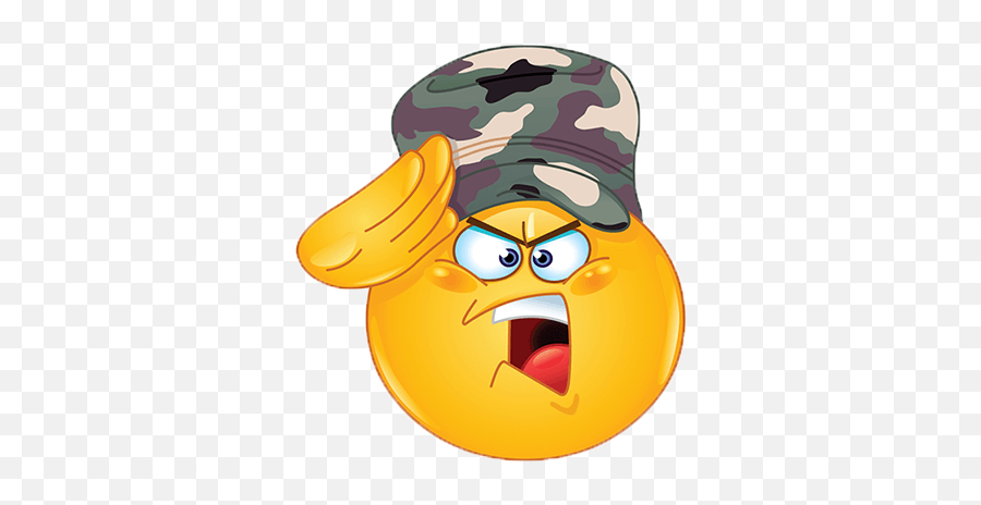 Pin On Transparent Emoji - Emoticon Militar,Military Emoji