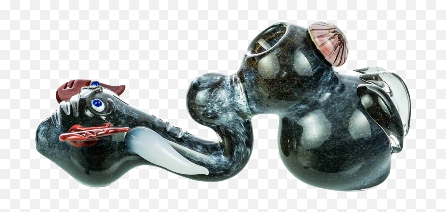 The Elephant Head Bubbler Pipe - Animal Figure Emoji,Salt Shaker Emoji