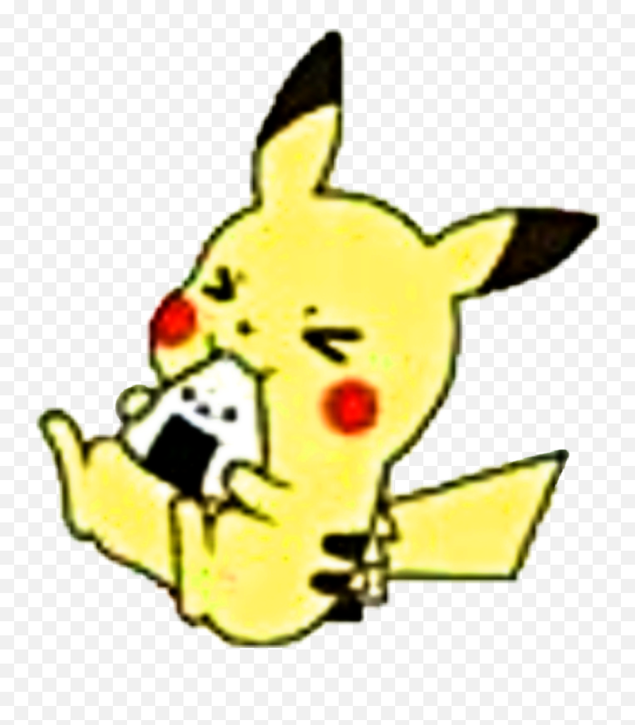 Pikachu Yellow Kawaii Pokemon Cute - Pikachu Chibi Emoji,Pikachu Emoji