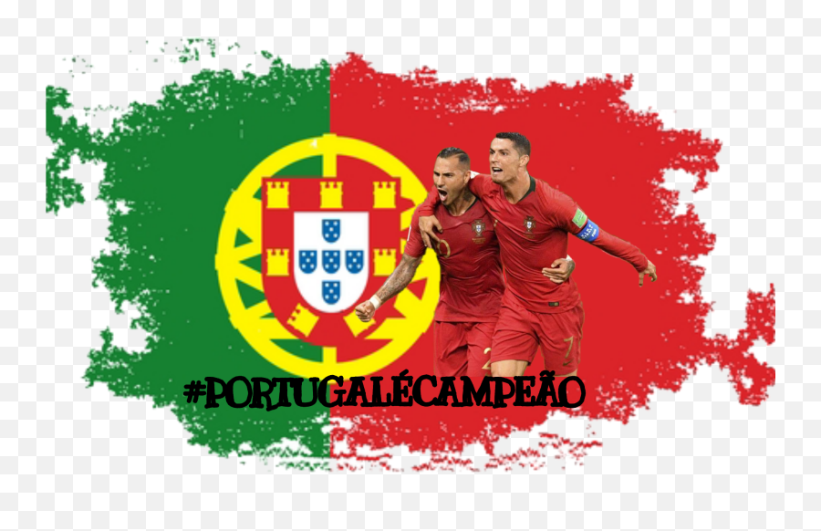 Portugal Sticker By Beasilvall - Ronaldo With Portugal Country Flag Emoji,Portugal Flag Emoji